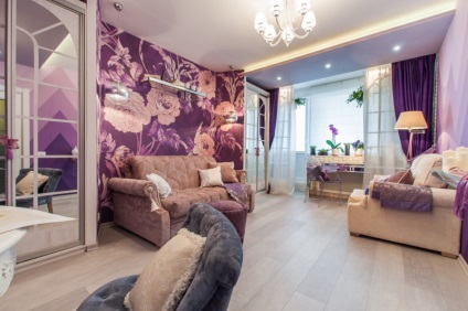 Lilac Lounge - fotografie combinație exclusivă de idei în interior