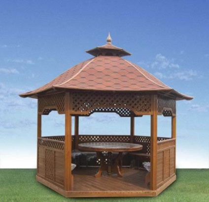 Bench cu mâinile la chioșc - un ghid pas cu pas (cu mâinile) Bench cu mâinile sale pentru foișoare - Walkthrough