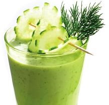 Piureuri de castravete (piureuri de stat omogen) Smoothie de castravete