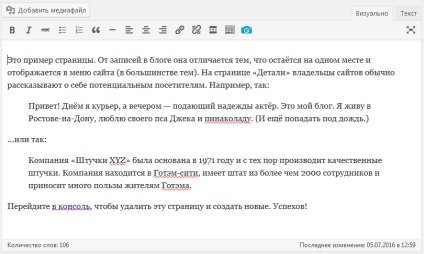 Stiluri editor de WordPress