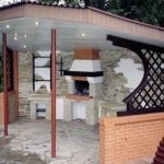 Construi propriile lor mâini un baldachin peste grătarul cu capota în țară (ei) Construi propriile lor mâini un baldachin peste grătarul cu gluga de la cabana