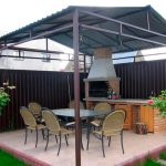 Construi propriile lor mâini un baldachin peste grătarul cu gluga de la cabana (dacha) Construi propriile lor mâini un baldachin peste grătarul cu gluga de la cabana