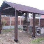Construi propriile lor mâini un baldachin peste grătarul cu capota în țară (ei) Construi propriile lor mâini un baldachin peste grătarul cu gluga de la cabana