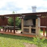 Construi propriile lor mâini un baldachin peste grătarul cu capota în țară (cu mâinile) Construi propriile lor mâini un baldachin peste grătarul cu gluga de la cabana