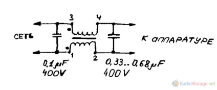 Construcția de circuit și un filtru de linie simplu pentru radio (proiectare) Construcția de circuit și un filtru de linie simplă pentru radio,