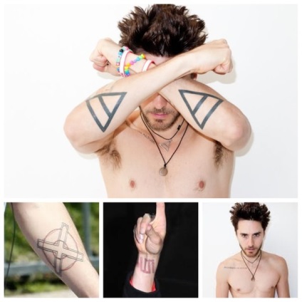 Tatuaje Jared Leto, semnificația și fotografia lor (vara) Tatuaje Jared Leto, sensul și fotografiile lor