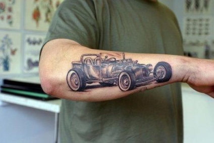 tatuaj mașină (mașina) tatuaj mașină