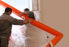 Instalare Cald (instalare cald. Instalarea ferestrelor în timpul iernii.) instalare cald