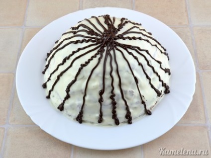 Cake „Pancho“ (felii de cozonac înmuiat niveluri) Tort „Pancho“