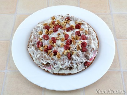 Cake „Pancho“ (felii de cozonac înmuiat niveluri) Tort „Pancho“