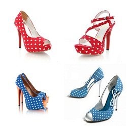 pantofi Trend-sezon din mazăre (mazăre) Trend de pantofi de sezon cu buline