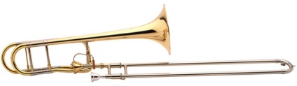 Trombone - un instrument (alt alamă) Trombone - instrument muzical