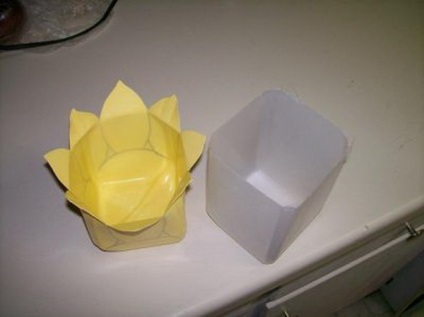 vase adecvate de sticle de plastic (suprafața laterală a containerului) vase convenabile dintr-o sticlă de plastic