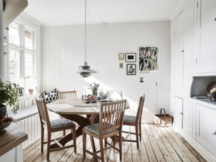 Decorarea pereții bucătăriei - a scăpa de gol, designu (în oglindă bucătărie) Decorarea pereții bucătăriei - a scăpa de gol, designu