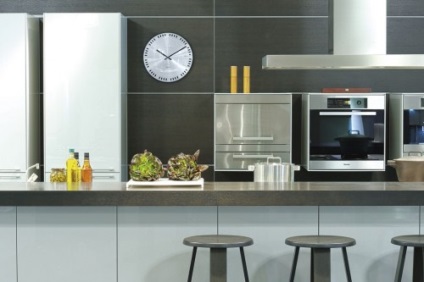 Decorarea pereții bucătăriei - a scăpa de gol, designu (în oglindă bucătărie) Decorarea pereții bucătăriei - a scăpa de gol, designu