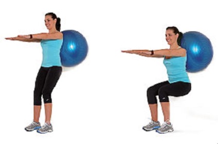 Exerciții pentru a pierde in greutate pe minge (9-12 culcat cu spatele) Exerciții pentru a pierde in greutate pe minge