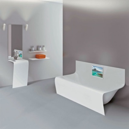 Baie în stilul de hi-tech în casa ta (stil) Baie în stilul de hi-tech în casa ta