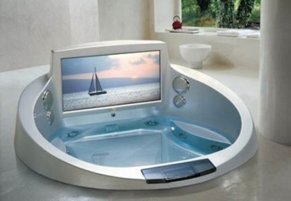 Baie în stilul de hi-tech în casa ta (camere high-tech) Baie în stilul de hi-tech în casa ta