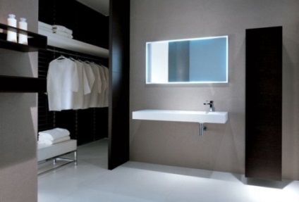 Baie în stilul de hi-tech în casa ta (camere high-tech) Baie în stilul de hi-tech în casa ta