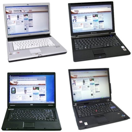 Alegerea unui caiet de afaceri testează patru modele (Windows CE) Alegerea unui modele de notebook-uri de afaceri patru teste