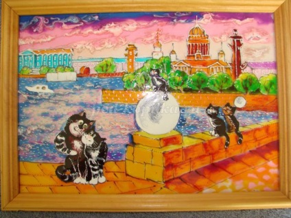 vitraliu cu mâinile lor (sticlă colorată cu mâinile lor) vitraliu cu mâinile lor