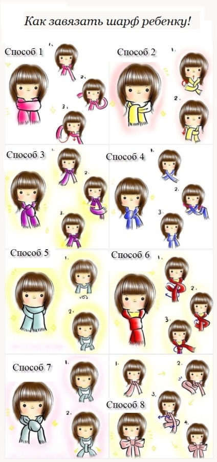 cârlig de tricotat Scarf (foto și video) croşetat Scarf