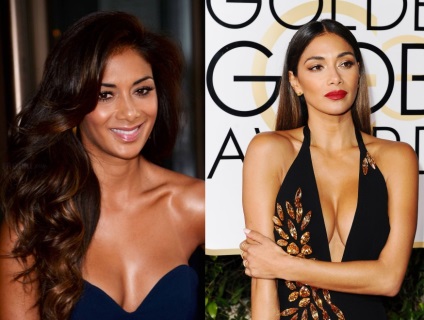 Nicole Scherzinger, înainte și după fotografii din material plastic - 300