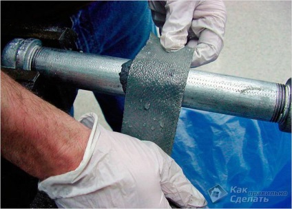 Разрушаване тръба - какво да се прави - как да се премахне теч в тръбата