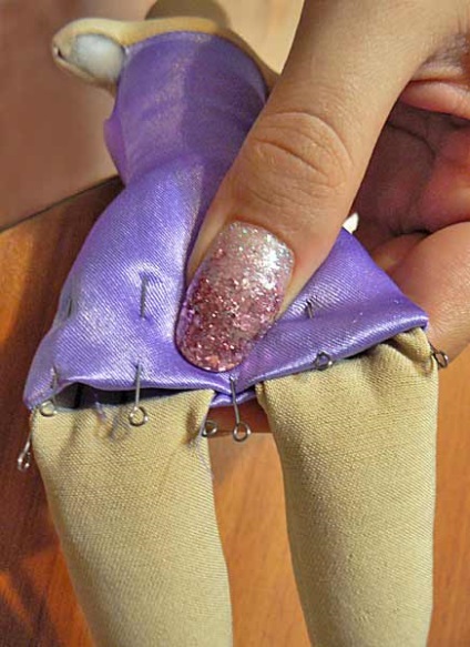 Liliacului tilda (autor de fabricație papusa) Lilac tilda