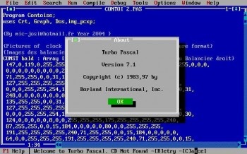 Descărcați Turbo Pascal versiune gratuită rusă pentru ferestre 10 biți 64