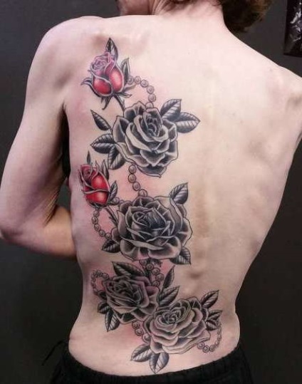 Tatuaje de valoare Rose Tattoo, 193 fotografii, schițe