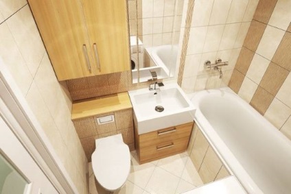 Proiectarea o baie mica combinat - 25 fotografii cu idei pentru baie (WC) Proiectarea o baie mica combinat - 25 fotografii cu idei pentru baie