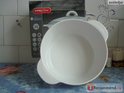 ceramică pyroflam Pan - „pan în care să-l gătească! „Opinii