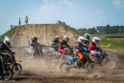 Petersburg a luat motocross campionatului european, la Rick motobratan