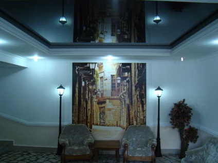 plafon stretch negru - fotografii și idei originale de design interior (tensiune) plafon stretch negru - fotografii și idei originale de design interior