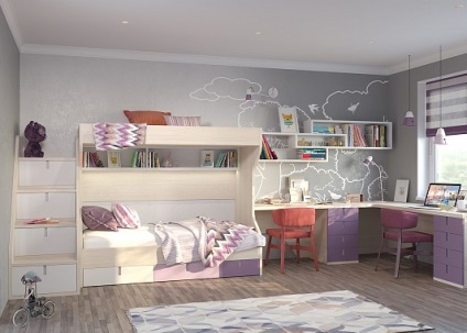 mobilier pentru copii la comanda de la producător, mobilier elegant pentru camera copilului din Moscova (camera) mobilier pentru copii la comanda de la producător, mobilier elegant pentru camera unui copil de la Moscova