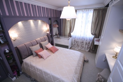 Design dormitor 12 kV (dormitor design de 12 de metri pătrați într-o fotografie stil modern) Proiectarea un dormitor de 12 mp