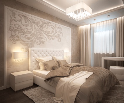 Proiectați un dormitor de 12 mp (dormitor interior) Proiectarea un dormitor de 12 mp