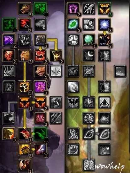Hyde feralu dd în PvE (3 (atacurile albe) Hyde în feralu dd PVE (3