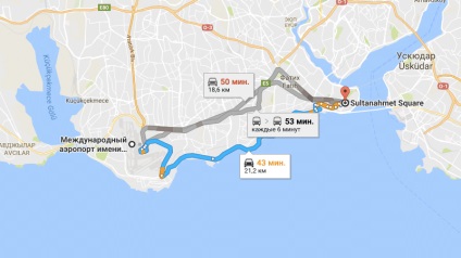 Cum se ajunge la Sultanahmet, de la Aeroportul Ataturk (get) Cum se ajunge la Sultanahmet, de la Aeroportul Ataturk