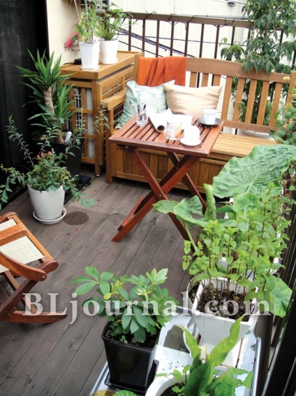 balcon moda, design peisagistic (moda) Moda balcon amenajare a teritoriului