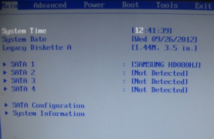 BIOS Setting (BIOS ecran albastru) Setarea bios