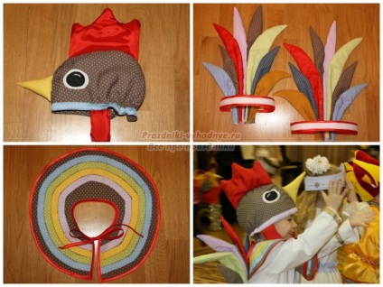 Costum nou cocoș (nou) New cocoșel costum