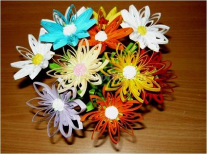 flori tridimensionale în tehnica „Quilling“ cu propriile sale mâini (flori) flori tridimensionale în tehnica „Quilling“ cu propriile sale mâini