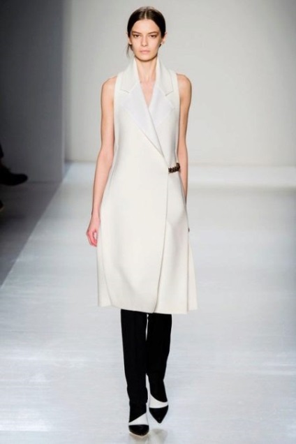 Coat fără mâneci (137 imagini) 2017 Tendințe feminine strat fără mâneci, plămân, alungit, cu (mâneci guler strat) fără mâneci Coat (137 imagini) 2017 Tendințe de sex feminin strat fără mâneci, plămân, alungit, cu