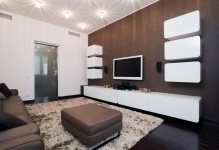 Etaj într-o cameră întunecată de design interior de cameră și foto (sala) Etaj într-un design interior camera camera intunecata si fotografie