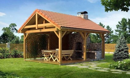 Pergola popular (foișor cu geamuri) foișor populare