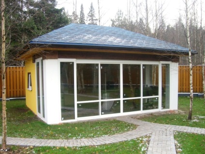 Pergola populare (cabană de lemn foișor) foișor populare