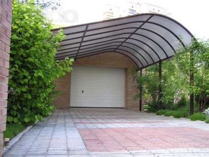 Luați în considerare modul de a face un baldachin deasupra garajului, sdelai Garazh (cum să facă un baldachin peste garaj) Luați în considerare modul de a face un baldachin deasupra garajului, sdelai Garazh