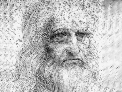 Desene ale Leonardo ( „Bătălia de la Anghiari“ Figura tipand) tragerile Leonardo
